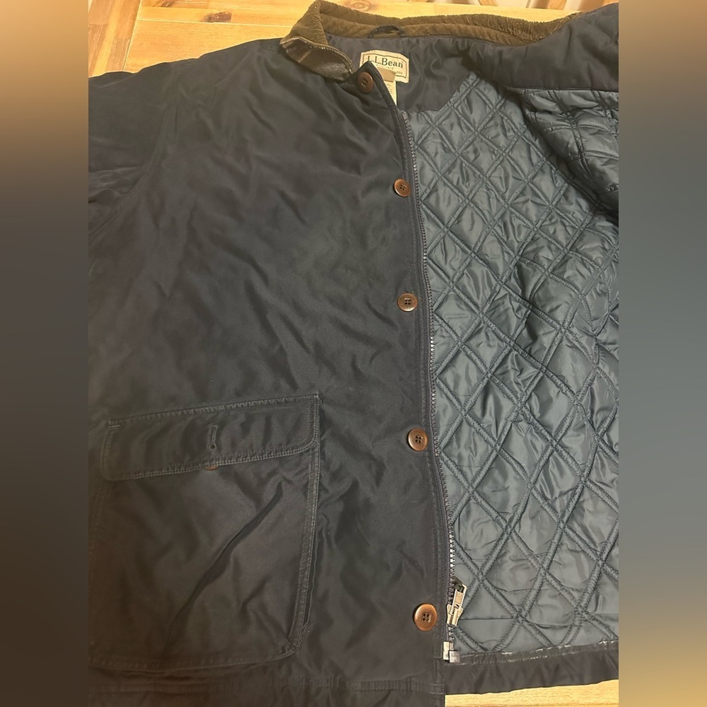Vintage LL Bean Men’s Barn Jacket XXL Tall Primaloft - Picture 8 of 11